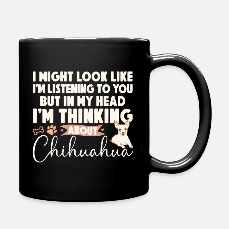 Chihuahua Chihuahueño I Might Look - Tasse einfarbig - Schwarz