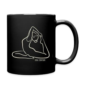 SOUL CONTOUR - Naginyasana - Full Colour Mug - black - Right