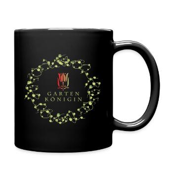 Reine du Jardin - Mug uni - noir - Droite