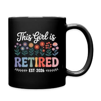 Retraité 2026 – Design enfin retraité - Mug uni - noir - Droite