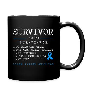Colon, Cancer, Large Intestine - Full Colour Mug - black - Right