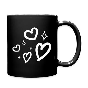 heart - Mug uni - noir - Droite