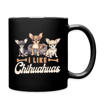 Chihuahua Chihuahueño I Like - Full Colour Mug - black - Right