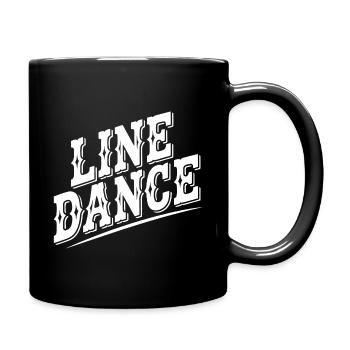 Line Dance Retro Style - Full Colour Mug - black - Right