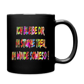 Hund_Treue Love Saying Dog Love - Full Colour Mug - black - Right