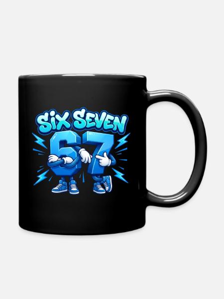 Sechs Sieben-Brüder - Tasse einfarbig - Schwarz