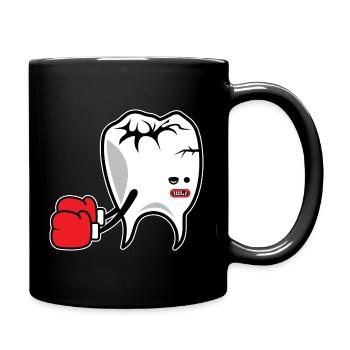 K.-O. Tooth Boxer - Mug uni - noir - Droite