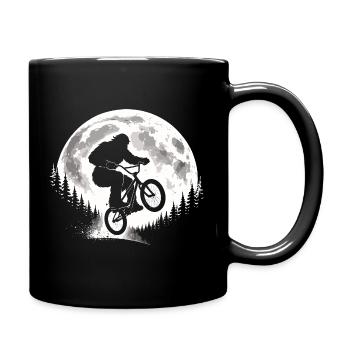Bigfoot BMX Jump - Full Colour Mug - black - Right