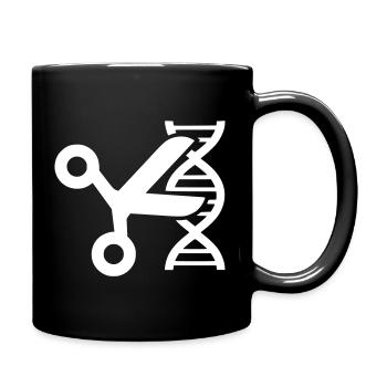 CRISPR DNA Scissors Genetics - Full Colour Mug - black - Right