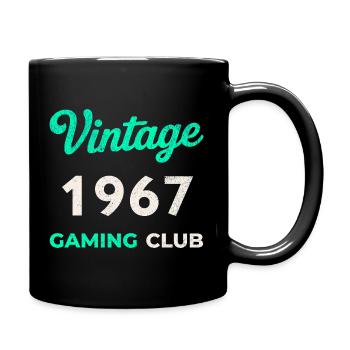 Vintage 1967 – Gaming Club Retro Birth Year - Full Colour Mug - black - Right