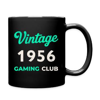 Vintage 1956 – Gaming Club Retro Birth Year - Full Colour Mug - black - Right