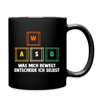 Gaming Computer Gamer Gaming Gamer - Full Colour Mug - black - Right
