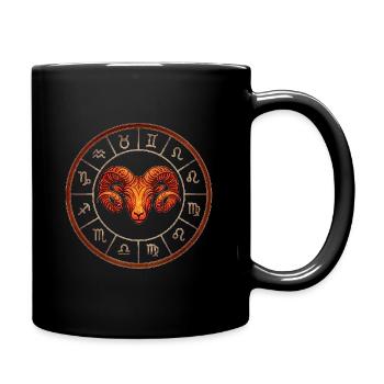 Ram - Full Colour Mug - black - Right