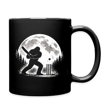 Jouer au cricket Bigfoot - Mug uni - noir - Droite