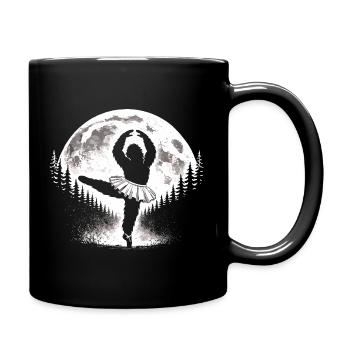 Bigfoot Ballerina - Tasse einfarbig - Schwarz - Rechts