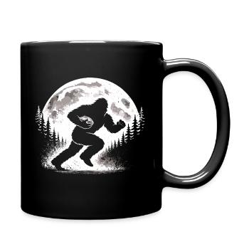 Bigfoot Rugby - Tasse einfarbig - Schwarz - Rechts
