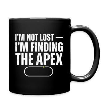 Don't get lost find the summit - Full Colour Mug - black - Right