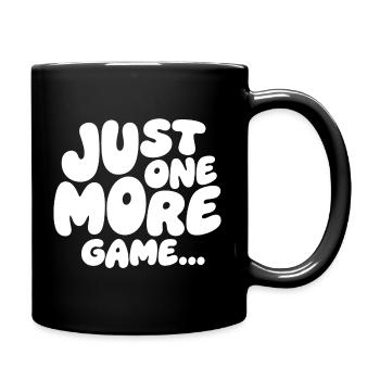 Un autre jeu de police mousseuse - Mug uni - noir - Droite