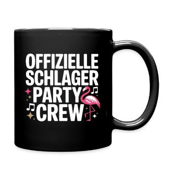 Schlager Party Crew Mallorca Flamingo JGA Malle - Tasse einfarbig - Schwarz - Rechts