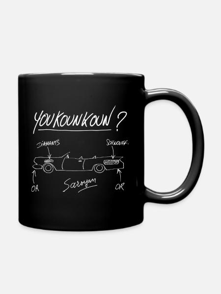 Le Plan de la voiture - Youkounkoun - film culte - Mug uni - noir