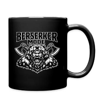 Haches à ours en mode Berserker - Mug uni - noir - Droite