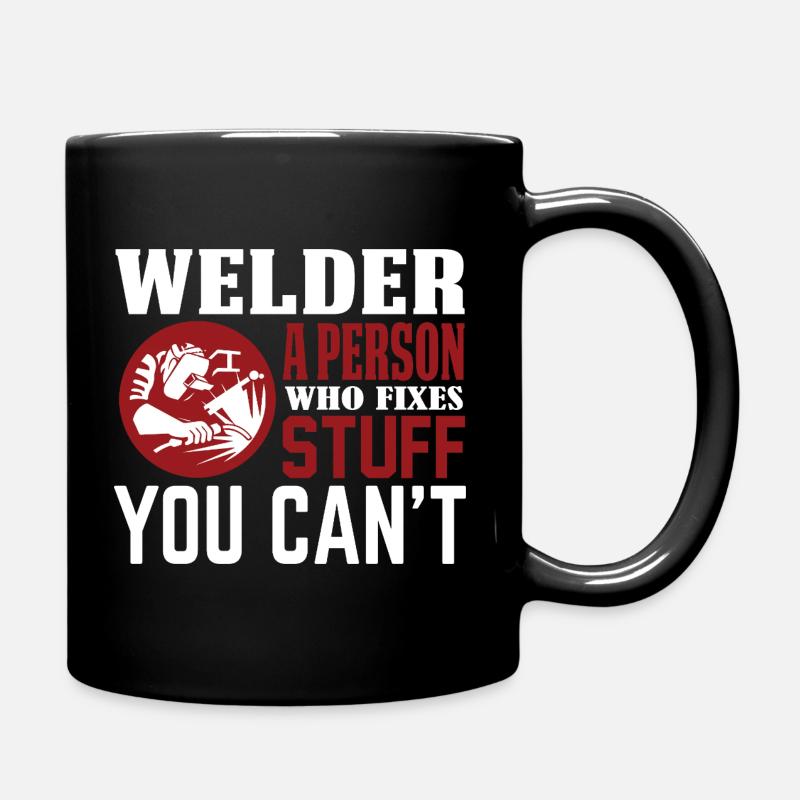 welder a person.... - Full Colour Mug - black