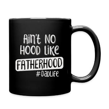 Father Saying Fatherhood DadLife - Full Colour Mug - black - Right