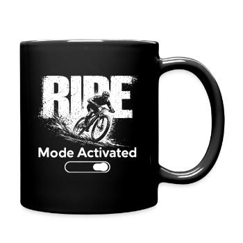 Mode Ride, Chemise Activée VTT VTT - Mug uni - noir - Droite
