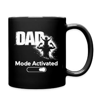 Cadeau du Père Drôle en mode Papa Activé - Mug uni - noir - Droite