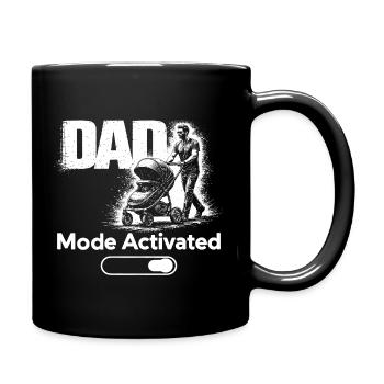 Chemise activée en mode papa Poussette pour bébé Nouveau Papa - Mug uni - noir - Droite