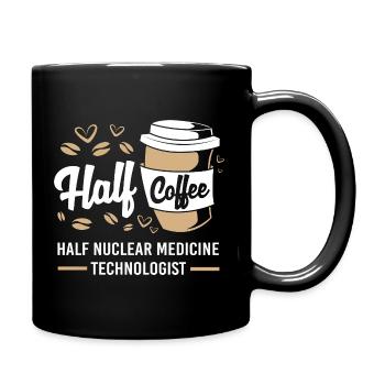Radiologie Nuklear Atom Nuklearmedizin - Tasse einfarbig - Schwarz - Rechts