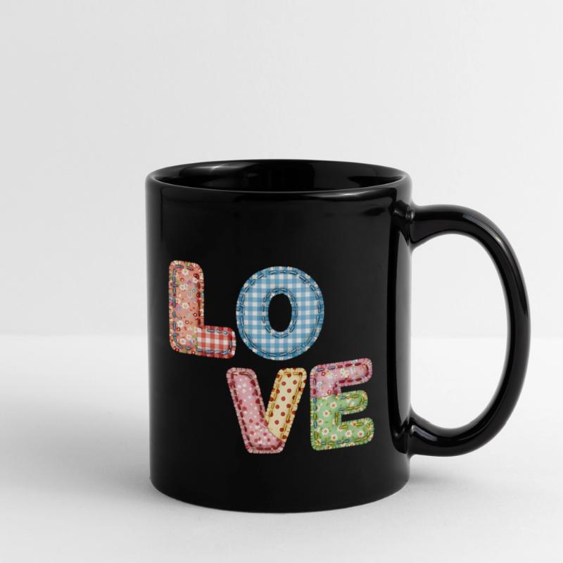 Patchwork Design Patchwork Patchwork Patches colorés Mug uni