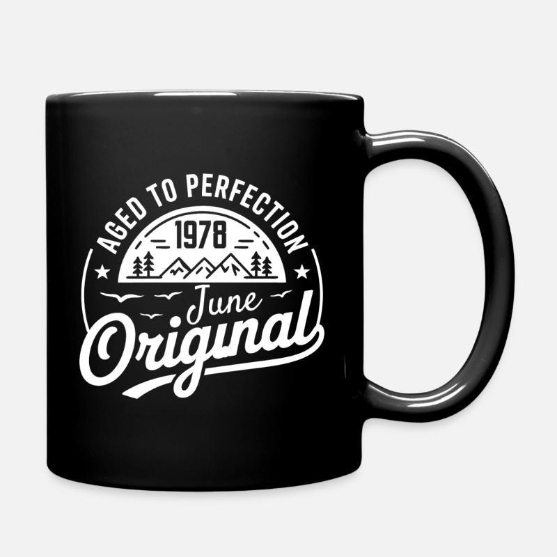 Juni 1978 – Legende der Gipfel und Berge - Tasse einfarbig - Schwarz