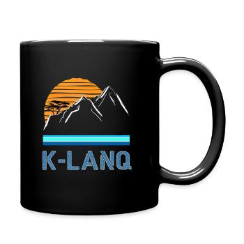K-LANQ Calanques Marseille Outdoor Vintage - Full Colour Mug - black - Right