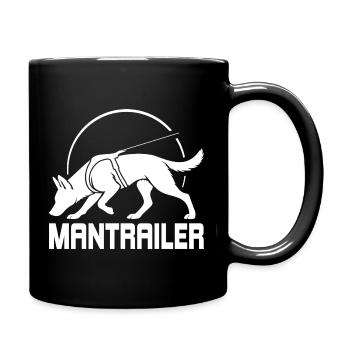 Malinois MANTRAILER Recherche Chiens Chiens Wilsigns - Mug uni - noir - Droite