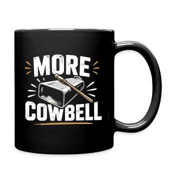 Plus de cloche à vache - Mug uni - noir - Droite