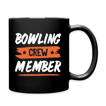 Bowling Crew - Full Colour Mug - black - Right