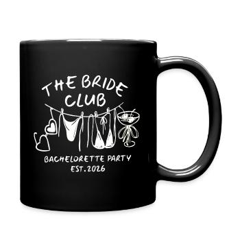 Bride Club Bachelorette 2026 Bachelorette Party - Full Colour Mug - black - Right