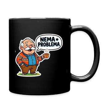 Nema Problema Shirt Lustig Balkan Jugo Geschenk - Tasse einfarbig - Schwarz - Rechts