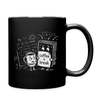 Chaos du savoir : cadeau de la pause café au bureau - Mug uni - noir - Droite