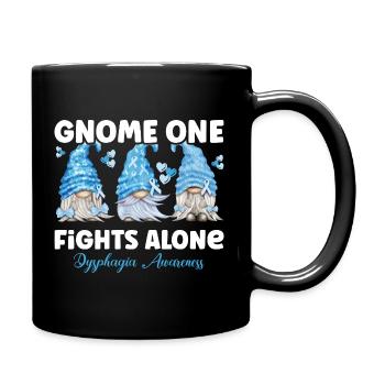 Difficultés d’ingestion des Gnomes bleu clair - Mug uni - noir - Droite