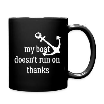 Mon bateau ne fonctionne pas sur Merci - Mug uni - noir - Droite