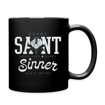 Saints & Sinners: Past Future - Full Colour Mug - black - Right