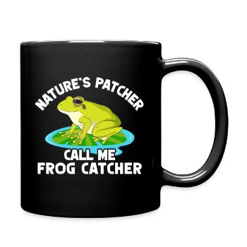Frog Catcher Patcher Frog - Tasse einfarbig - Schwarz - Rechts
