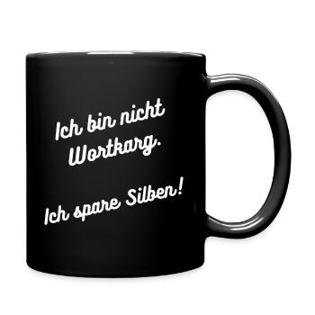 Heimatliebe Nord - Tasse einfarbig - Schwarz - Rechts