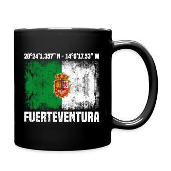 Inseltrip Fuerteventura - Tasse einfarbig - Schwarz - Rechts