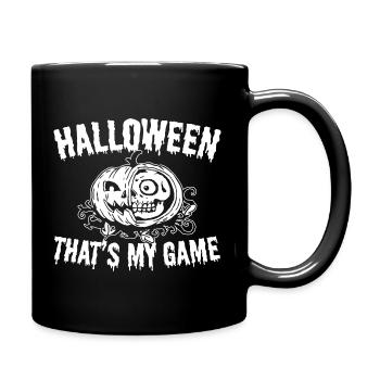 Halloween C’est mon jeu - Fête d’Halloween - Mug uni - noir - Droite