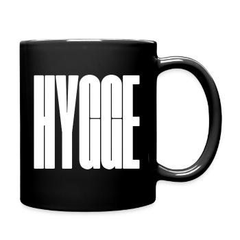 Hygge Bold Wordmark Graphic Tee - Full Colour Mug - black - Right