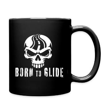 skull_negativ - Full Colour Mug - black - Right