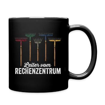 LEITER VOM RECHENZENTRUM - IT-Management - Tasse einfarbig - Schwarz - Rechts